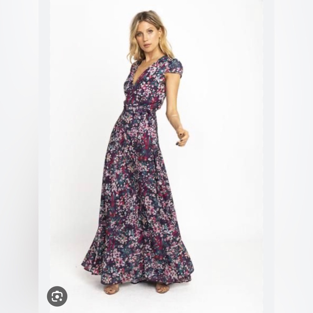Resa - Lindsay Wrap Maxi Dress